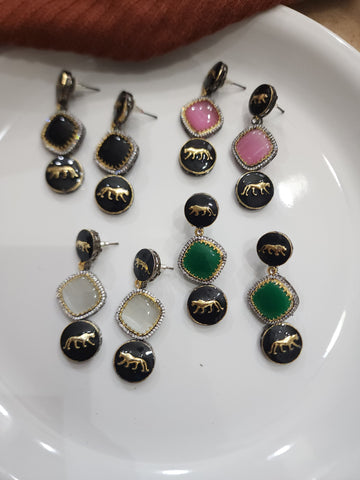 Hasika sabyasachi inspired contemporary earrings