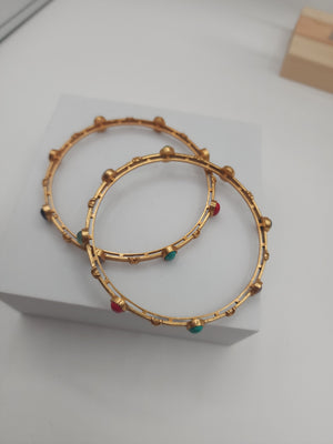Contemporary bangles(pair)