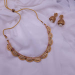 Bhani goldplated statement choker necklace set