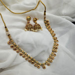 Bhani goldplated statement choker necklace set