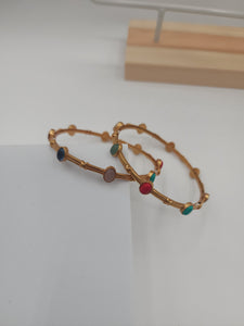 Contemporary bangles(pair)