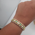 Kundan adjustable bracelet/bangles