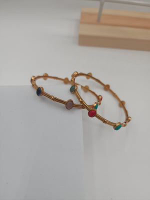 Contemporary bangles(pair)