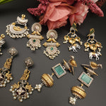 Anthara dualtone earrings