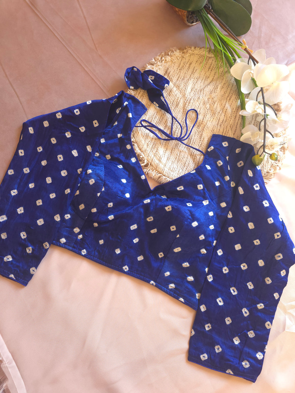 Bandini silk 3/4th sleeves Blouse