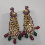 Peacock contemporary earrings