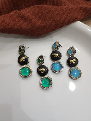 Hasika sabyasachi inspired contemporary earrings