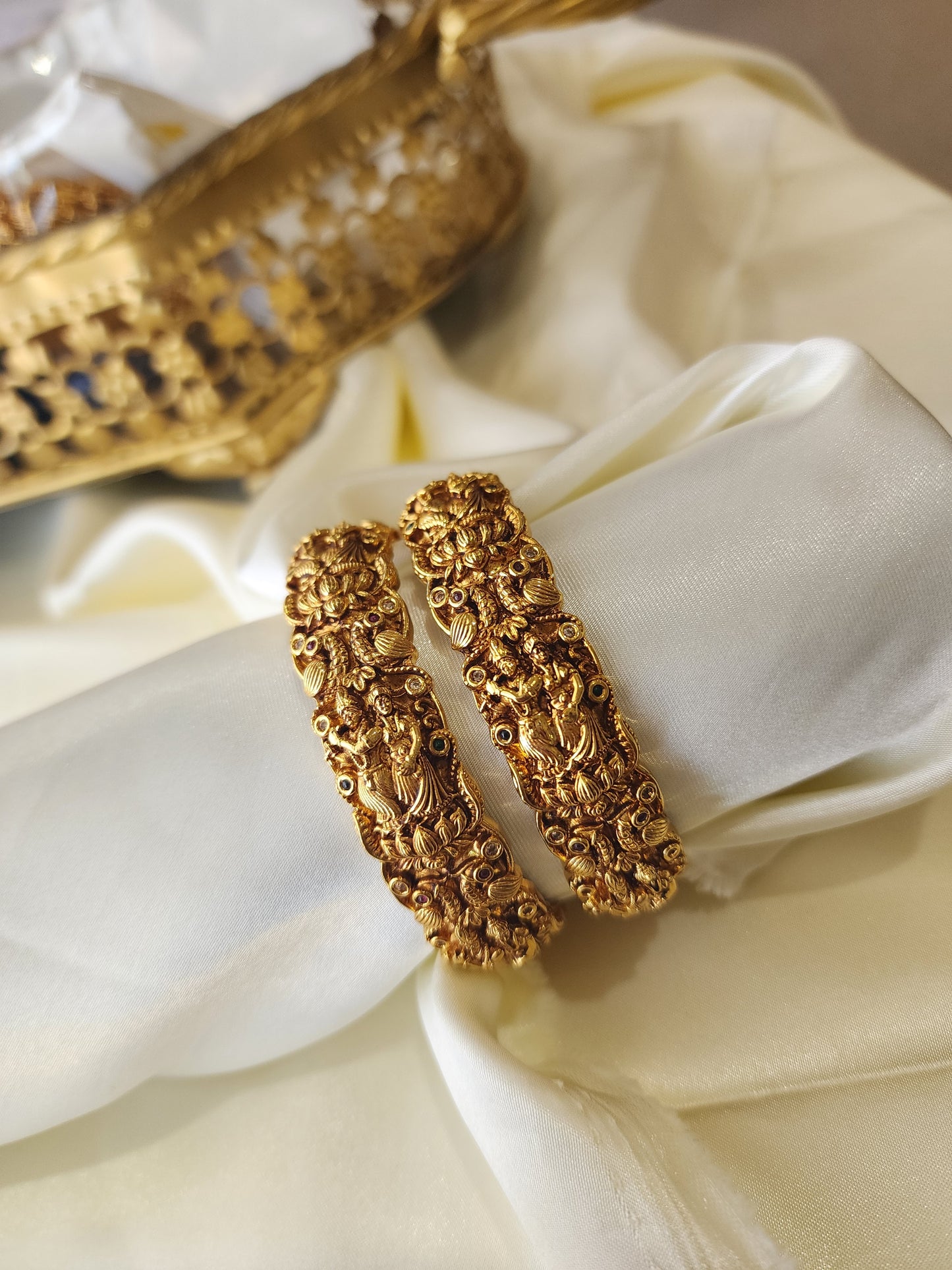 Nakshi antique Goldplated bangle(price for 1 bangle)