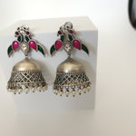 Aastha dualtone jhumka earrings