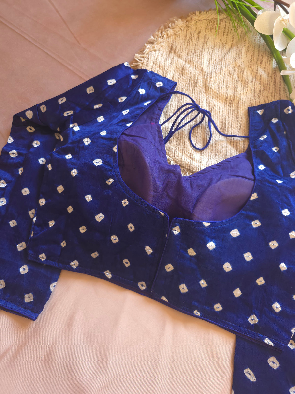 Bandini silk 3/4th sleeves Blouse