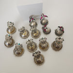 Aastha dualtone jhumka earrings