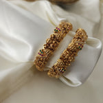 Nakshi antique Goldplated bangles