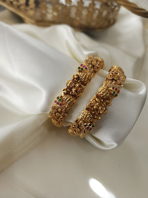 Nakshi antique Goldplated bangles