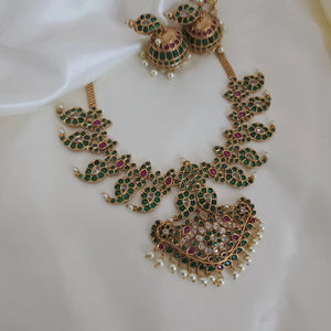Mangli gold plated necklace set