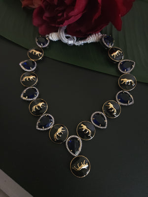 Laya sabyasachi inspired contemporary necklace set