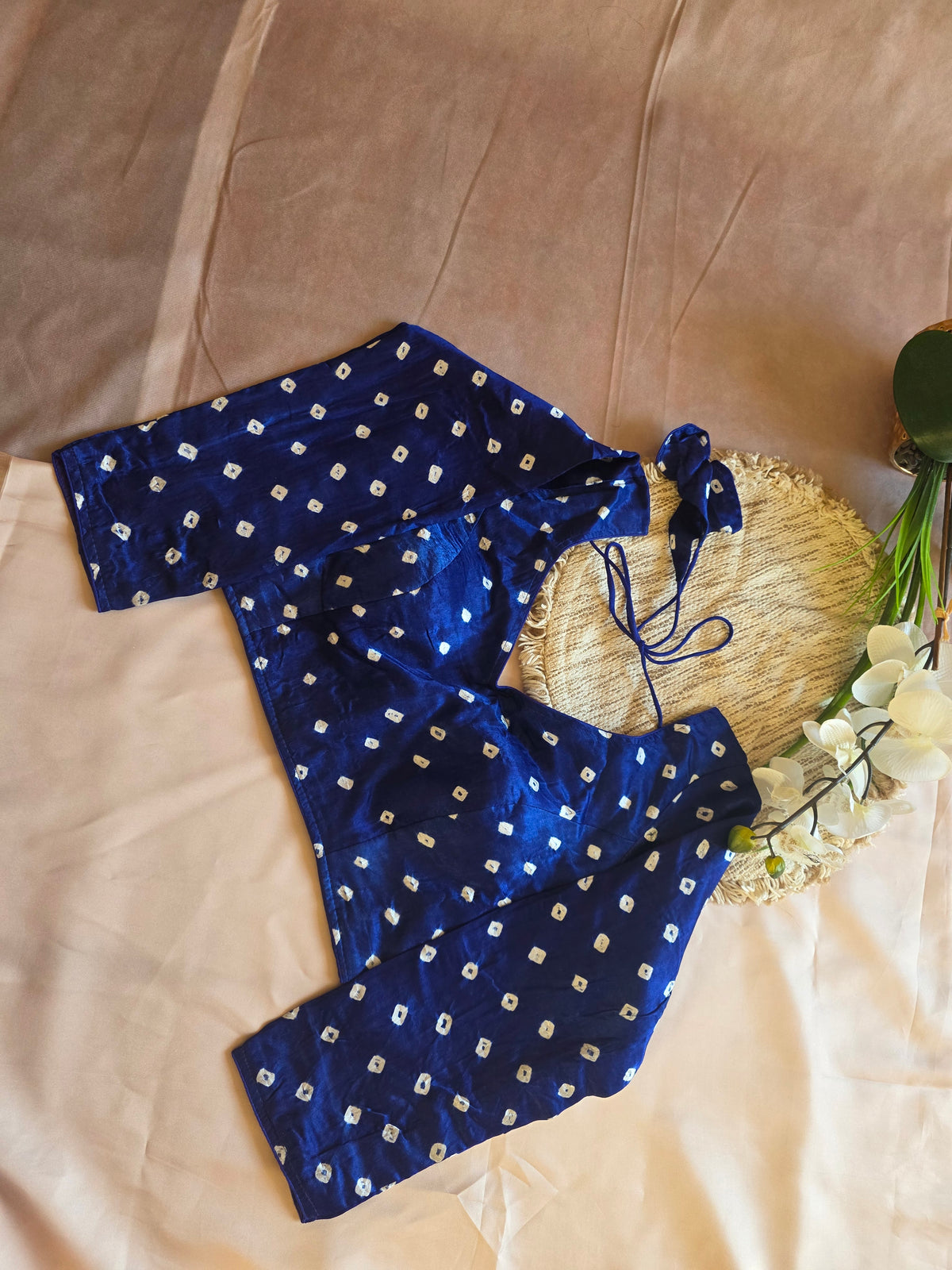 Bandini silk 3/4th sleeves Blouse