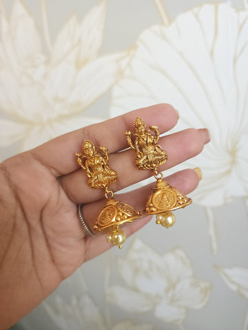 Bramara jhumka earrings