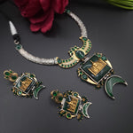 Deer dualtone hasli necklace set