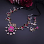 Achyutha fusion necklace set