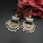 Aastha dualtone jhumka earrings