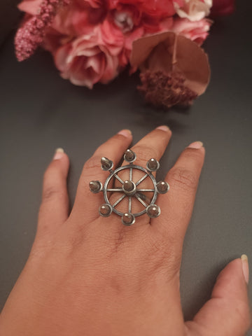 Kranthi silver alike ring