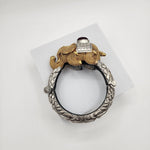 Elephant Dualtone silveralike bangle