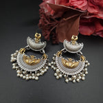 Aastha dualtone jhumka earrings