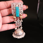 Aastha dualtone jhumka earrings