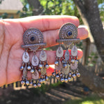 Keya silver alike earrings