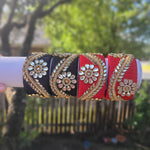 Black or Red Thread bangles