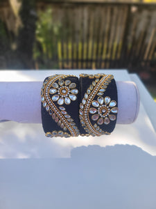 Black or Red Thread bangles