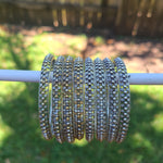 Single or dual tone bangles (4 bangles)