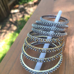 Single or dual tone bangles (4 bangles)