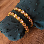 Kundan gold plated bangles