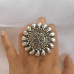 Simran silver alike ring