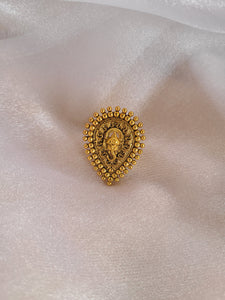 Ganesha adjustable ring