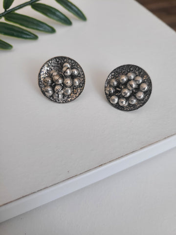 Paula contemporary earrings and ring set