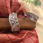 Mansi silver alike Adjustable Kada Bangle