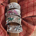 Mansi silver alike Adjustable Kada Bangle