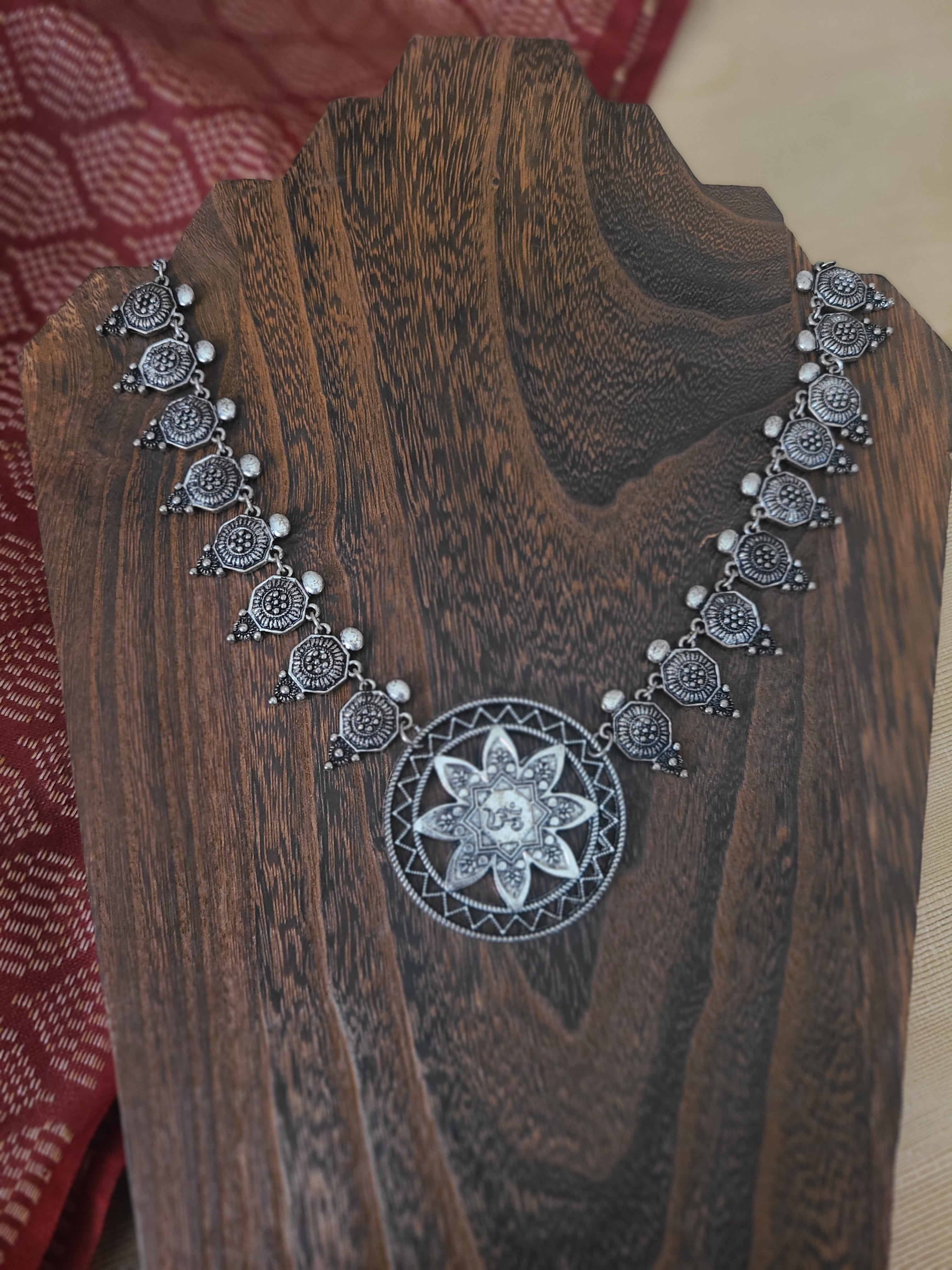 Oxidized handmade necklace