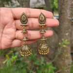 Layer jhumka earrings