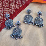 Kripa silver alike earrings