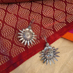 Aditya hook silver alike earrings