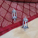 Small morraco lamp stud earrings