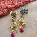 Naomika pachi kundan earrings