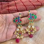 Naomika pachi kundan earrings