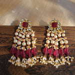 Jigna pachi kundan earrings