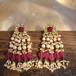 Jigna pachi kundan earrings