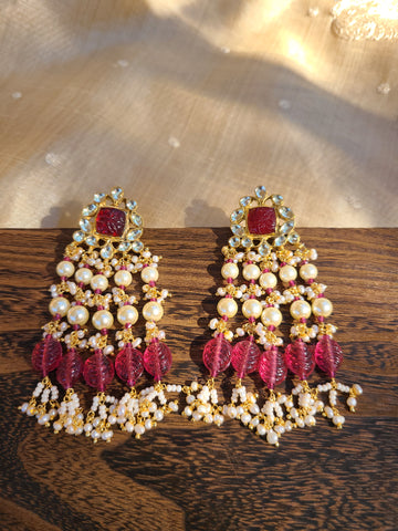 Jigna pachi kundan earrings