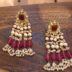 Jigna pachi kundan earrings
